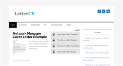 Desktop Screenshot of lettercv.com